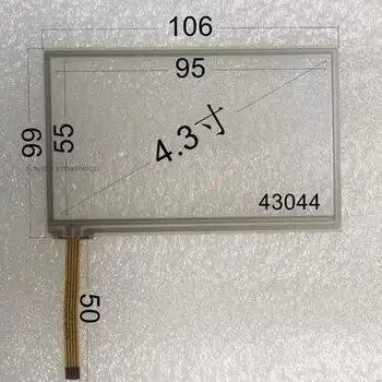 043044 4.3 colių 105*67mm Jutiklinis Ekranas skaitmeninis keitiklis Stiklo plokštės Jutiklis