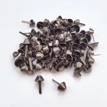 100/1000pcs 12mm Metalinis Kibiras formos Maišą Dviejų turkiškas Vinys, Kniedės, Rankinės Dekoratyvinių Kabliukų 