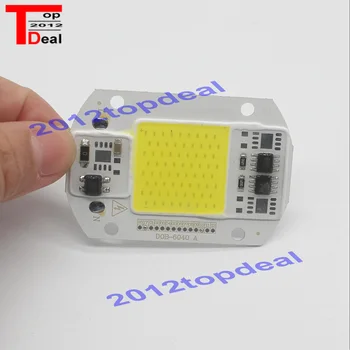 10vnt COB LED Lemputė Chip 50W LED Lustas 110V, 220V Įvesties Smart IC Tinka 