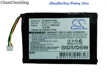 1600mAh Baterija BI-GC411-1K6KAY už Navigon 7210, 7310