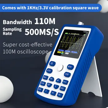 1C15 Profesionalių Skaitmeninių Oscilloscope 500MS/s debitas 110MHz Analoginis Juostos Paramos Signalo Saugojimas