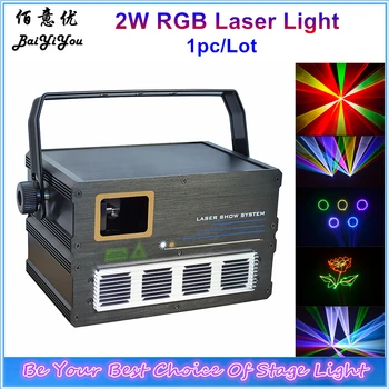 2W RGB Animacija Lazerio 30K Skaitytuvas 2W Visą Spalvų Animaciją, Modelis, Lazerinius Projektorius, Šviesos, DJ Disco Klubas Su I Show Programinė įranga