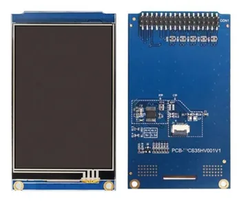 3.5 colių 34PIN 65K TFT LCD Jutiklinis Ekranas su PCB Lenta NT35310 Ratai IC 16Bit MCU Sąsaja 320(RGB)*480 SPI XPT2046