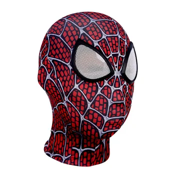 3D Akis Voras Kaukės Į Spider Stichijos Km Morales Kaukė Cosplay Peter Parker Kostiumas Zentai Voras šalmas vyras Homecoming