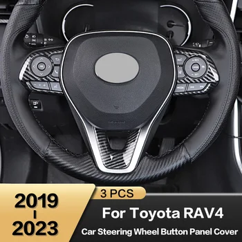 3Pcs Abs Automobilio Vairas Mygtuką Skydelio Dangtelį Apdailos Reikmenys Toyota Corolla E210 Rav4 XA50 2019 2020 2021 2022 2023