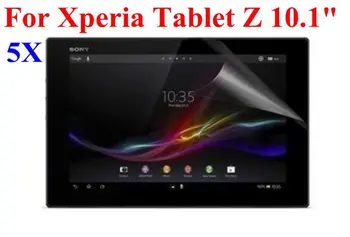 5VNT/Daug 3 Sluoksnių Clear LCD Screen Protector Kino Padengti Apsaugas Xperia Tablet Z 10.1