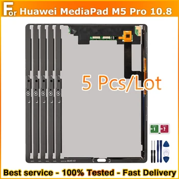 5VNT/LCD Huawei MediaPad M5 CMR-AL09 CMR-W09 LCD Ekranas Jutiklinis Ekranas skaitmeninis keitiklis Asamblėjos M5 10.8 CMR-AL09 CMR-W09