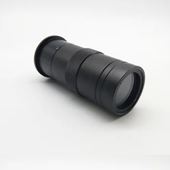 8-100X CCD CMOS Pramonės Mikroskopo Vaizdo Kamera Reguliuojamu Zoom C-mount Objektyvas Stiklas Didinimo Okuliarai VGA, HDMI, USB
