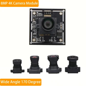 8MP 4K Mini Kamera Modulis IMX415 Cmos Plataus Kampo lęšis 170 Laipsnių Aukštos Rezoliucijos Distortionless Mašina, Vizija Stebėjimą