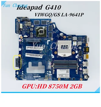 90004030 VIWGQ GS LA-9641P Mainboard Lenovo ideapad G410 Nešiojamojo kompiuterio pagrindinę Plokštę Su HM86 HD 8750M 2G GPU DDR3 100% Visiškai Išbandyta