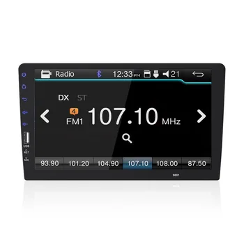 9002 Automobilio Multimedijos Reguliuojamas FM Žaidėjas 1 DIN 9 Colių Jutiklinis Ekranas Automobilio garso sistemos Radijo Sistema 