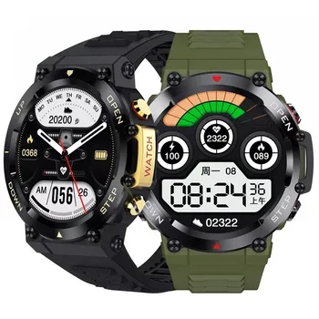 AK45 Smart Watch Vyrų BT Skambučio Kraujo Deguonies Stebėti IP67 atsparus Vandeniui 400mah Didelis Baterijos Lauko Sporto, Sveikatingumo Smartwatch