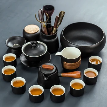 Arbatos Rinkinys Prabangių Teaware Rinkiniai Kinų Keramikos Gaiwan Senovinių Puodų Teaware Rinkiniai, Indai Virdulys Materos Yerba Mate Namų Reikmenys