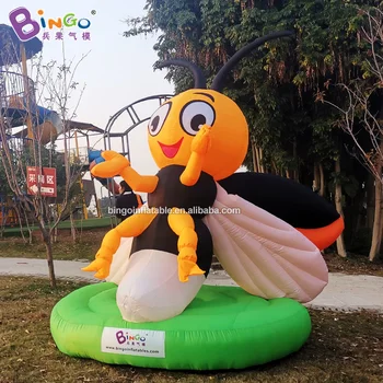 Asmeniniams poreikiams 2.7x3 metrų pripučiami firefly vaikų parkas apdaila / cartoon firefly modelis balionas žaislai
