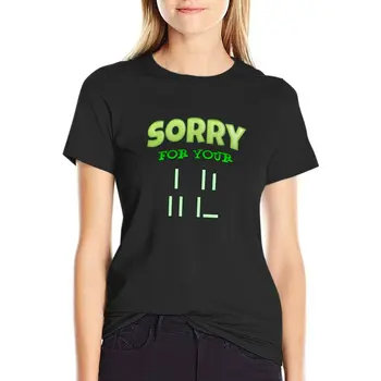 Atsiprašau Už Savo Nuostolius T-Shirt korėjos mados vintage rūbų, grafinis t marškinėliai t-shirt, suknelė Moterims sexy