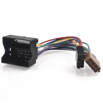 Automobilio Radijas ISO Adapterį Switch Kabelis quadlock adapteris, skirtas vw Touareg Transporter T5 Multivan