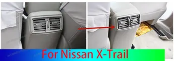 Automobilių Aksesuarai Nissan X-Trail 2014-2019 Nerūdijančio Plieno Dekoratyvinis Rėmelis Galinio Oro Išleidimo Anti-scratch Apsauga