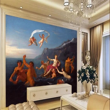 beibehang Užsakymą foto tapetai didelis freska trimatis aliejaus tapybai TV foną papel de parede sienų ir 3 d