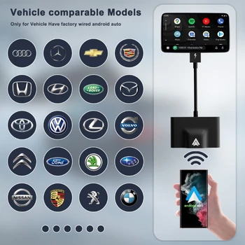 Belaidžio Carplay Multimedia Player AI-Box Pažangi Sistema, Automobilinis USB Adapteris, skirtas Navigacijos Media Player 