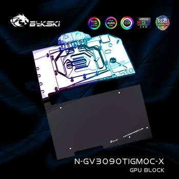 Bykski GPU Blokas GIGABYTE RTX3090TI ŽAIDIMŲ OC Vaizdo plokštė Vario Radiatorius,GPU Watercooler RGB AURA SYNC N-GV3090TIGMOC-X