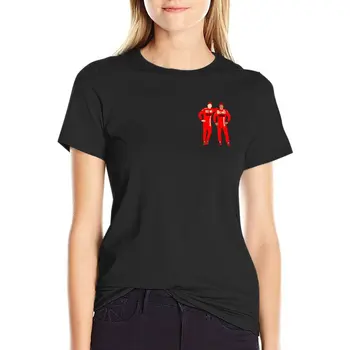 Charles Leclerc ir Carlos Sainz T-Shirt marškinėliai moteriška tees Trumpas rankovėmis tee tshirts moteris