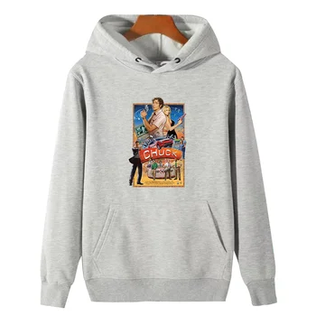 Chuck Plakatas Filmą grafinis Gobtuvu palaidinės žiemą storas megztinis essentials hoodie medvilnės, vilnos hoodie vyriški sportiniai