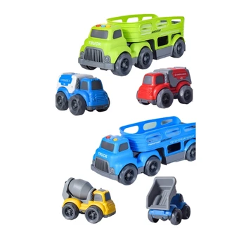 D7WF Automobilių Žaislas Inžinerijos Transporto priemonių Sunkvežimių Modelio Automobilių Greitosios pagalbos Maišytuvas Sunkvežimis 3