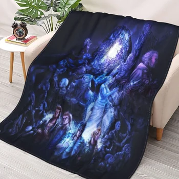 Final Fantasy XV Metimų Antklodės Koliažas Flanelė Ultra-Minkštas Šiltas iškylą antklodė lovatiesė ant lovos