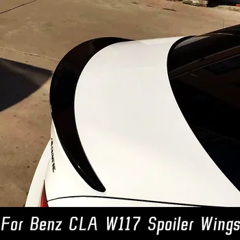 Galiniai Kamieno Dangčio Įkrovos Ducktail Lūpų Automobilių Juodosios Anglies Spoileris Sparnai 2014-2019 Mercedes-Benz CLA W117 AMG Sedanas 4Door Priedai