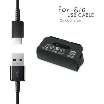 Greitas Įkroviklis USB C Kabelio Greitai Įkrauti C Tipo Baterija Samsung S10 mobiliojo ryšio telefoną data kabelis