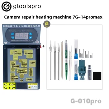 Gtoolspro G-010 Pro Fotoaparato Remontas, Šildymo Staklės CNC Temperatūros Nustatyti Fiksuotus Parametrus, iPhone, 7G, 14-Pro Max