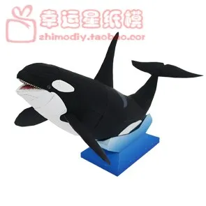 Gyvūnų Žudikas Banginių 3D Popieriniai 