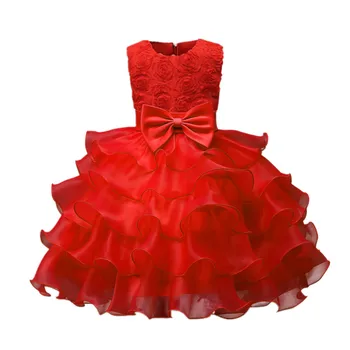 Gėlių Mergaitės Suknelė Vestuvių Baby Girl 2-8 Metų Gimtadienį Komplektus, Vaikų Mergaičių Pirmosios Komunijos Suknelės Mergina Vaikų Šalis Nešioti