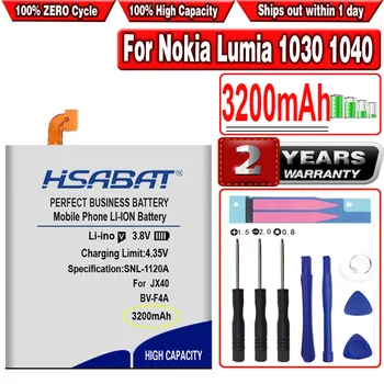 HSABAT 3200mAh BV-F4A Baterija Nokia Lumia 1030 1040 McLaren Lumia1030 Išmaniųjų Telefonų