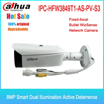 IP Kameros Dahua HFW3849T1-KAIP-PV 8MP Full Aktyvios Atgrasymo Fiksuoto židinio Kulka WizSense saugumo užtikrinimo, iptv smart home