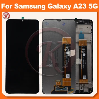 IPS Samsung Galaxy A23 5G LCD Ekranas Su Jutikliniu Ekranu, skaitmeninis keitiklis Surinkimo Samsung A23 5G A236U A236U1 A236B A236B DS