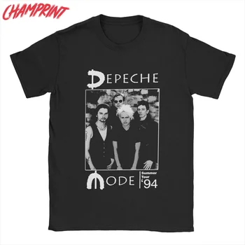 Juokinga Depeche Cool Režimas Vasaros Kelionių '94 T-Shirt Vyrai Įgulos Kaklo Medvilnės Marškinėliai Trumpomis Rankovėmis Tee Marškinėliai Didelis Dydis Drabužiai