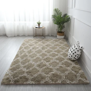 Kambarį kilimas naktiniai pliušinis grindų kilimėlis tatamio stačiakampio formos nuskaitymo kilimas sutirštės didelio tankio akytojo neslidus kilimas