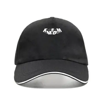 KMFDM Beisbolo kepuraitę Nauja Juoda Bill Skrybėlę Plokščių Kraštų Pramonės Roko Metalo grupės Logotipas NIN