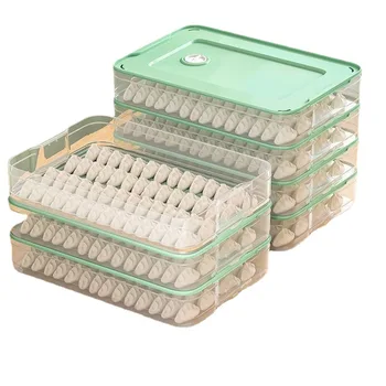 Kukulis Šaldiklio Namų Wonton Box, multi-layer greitai užšaldytų daržovių Šaldytuvas Criisper Greitas Užšaldymas Specialių Laikymo Dėžutė