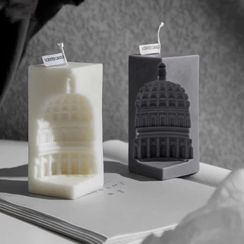 Kūrybos Silikono Cemento Pelėsių Europos Architektūros Betono Amatų Namų Dekoro Formos Kupolas Žvakidė Gipso liejimo formos