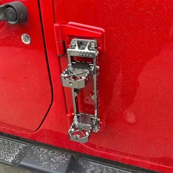 Lantsun JL1232 šoninės durys pedalas, skirtas jeep wrangler JK ir wrangler JL pusėje, durys, kopėčios durų vyrių žingsnis