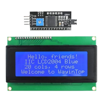 LCD2004 2004 Blue/Green Screen Simbolių LCD IIC I2C Nuosekliosios Sąsajos Adapteris Modulis Priedai 2560 Ekranas