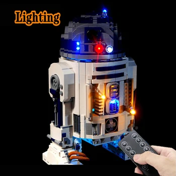 LED apšvietimo komplektas Lego 75308 suderinama su roboto R2-D2 