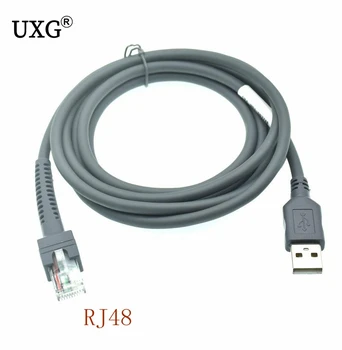 LS2208 nuskaitymo ginklą duomenų kabelis usb RJ48 sąsajos skenavimo prietaisų prijungimo kabelis tinka Motorola Xunbao