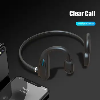 Madingas Erdvinio Garso Efektą, Ergonomiškas Bluetooth-compatible5.0 Dinaminis Kaulais Ausinės Telefonų Priedai