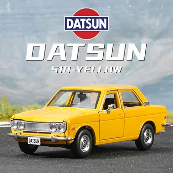Maisto 1:24 1971 Datsun 510 High Modeliavimas Diecast Automobilių Metalo Lydinio Modelio Automobilių vaikams, žaislų, dovanų kolekcija