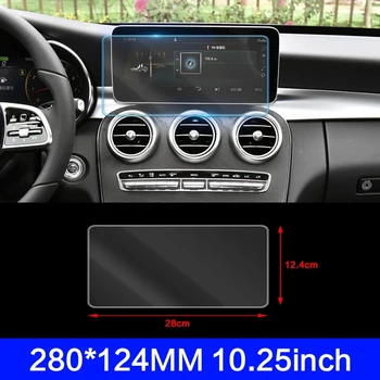 Mercedes Benz C Klasės W205 2019-2021 Automobilio prietaisų Skydelyje Priemonė, GPS Navigacija, LCD Ekranas, Grūdintas Stiklas, Apsauginė Plėvelė