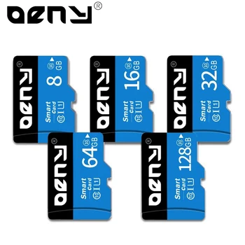 Micro SD Atminties TF Card 32GB 64GB 16GB 8GB Flash 10 Klasė tips-and-tricks 64GB Didelės Spartos Micro SD TF Card 32GB 16GB 8GB Telefono