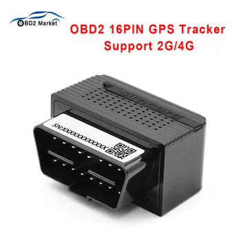 Mini Automobilių OBD GPS Tracker) GSM/GPRS/LTE 16PIN OBD2 Su GPS Diagnostikos 2in1 Balso Įspėjimo Online Realaus Laiko Įrašymo Nemokama programa
